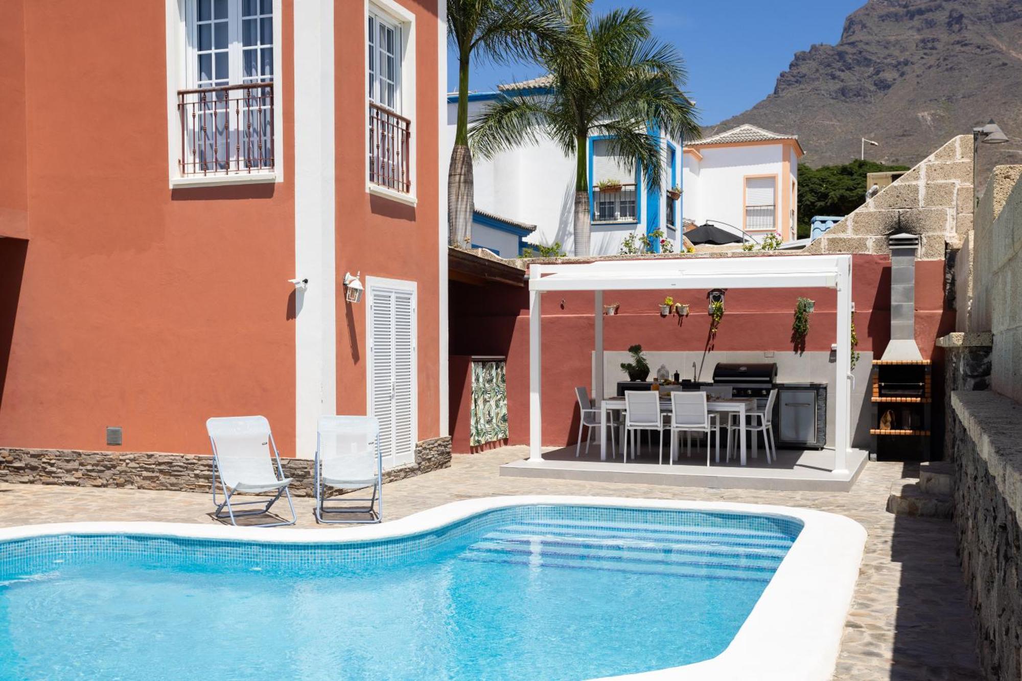 Villa Chloe Costa Adeje Tenerifesummervillas Giant Private Pool 11 Meters Long Extérieur photo
